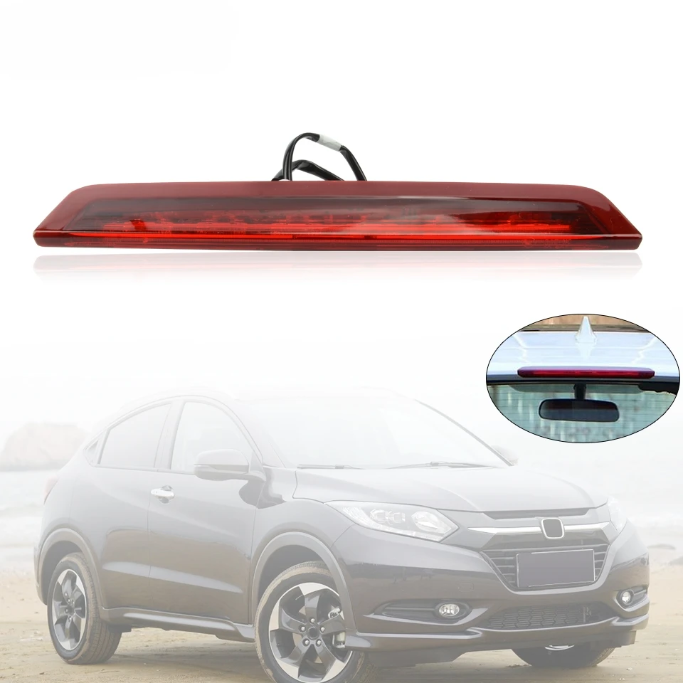 

Для HONDA HR-V HRV VEZEL 2014-2022 Для Acura CDX 2018-2022 Автомобильное заднее лобовое стекло Третий стоп-сигнал Светодиодный стоп-сигнал с высоким креплением
