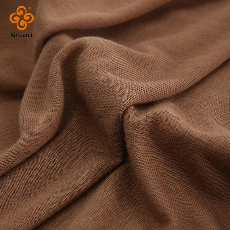 Nude Knit Jersey Fabric Acrylic Viscose Fabric Soft For Sewing Bottoming Shirt Blouse Or Dress 50*160cm/Piece