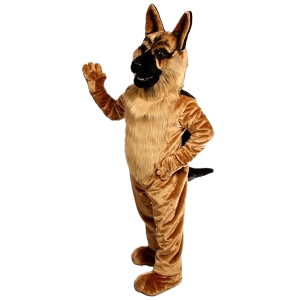 Professional Custom German Shepard Dog Mascot Costume Adult Size Hot Sale Mascotte Outfit Suit Fancy Dress Party Carnival 730