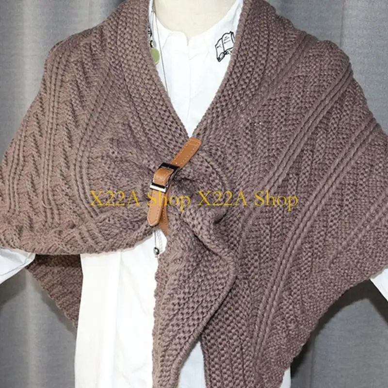 

Unique Scarf Shawl Wraps For Women Shawl Buckle Shoulder Warm Bandana Pashmina Lady