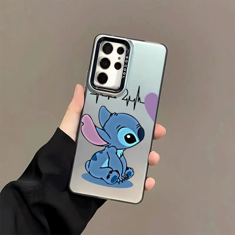 Phone Case for Samsung Galaxy A15 A25 A52 A72 A51 A71 4G A73 A55 A54 A53 A52s 5G Silicone Soft Shell Disney Stitch Cartoon