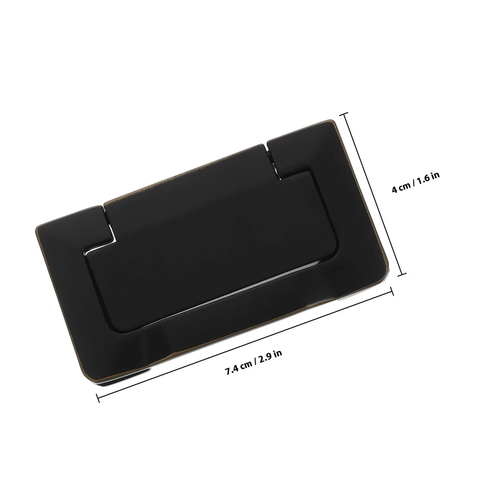 Hidden Zinc Alloy Drawer Pulls Handles Core Door Handle for Wardrobe Cabinets Concealed Recessed Invisible Flush Pull Ring