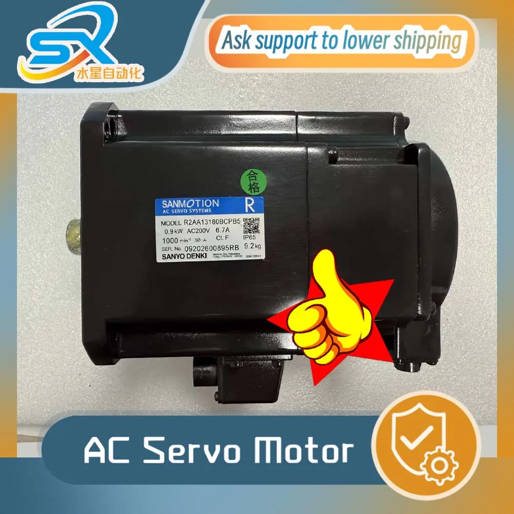 

Серводвигатель Sanyo для робототехники R2AA13180BCPB5 0.9кВт. Фотографии и видео. Доставка фото.