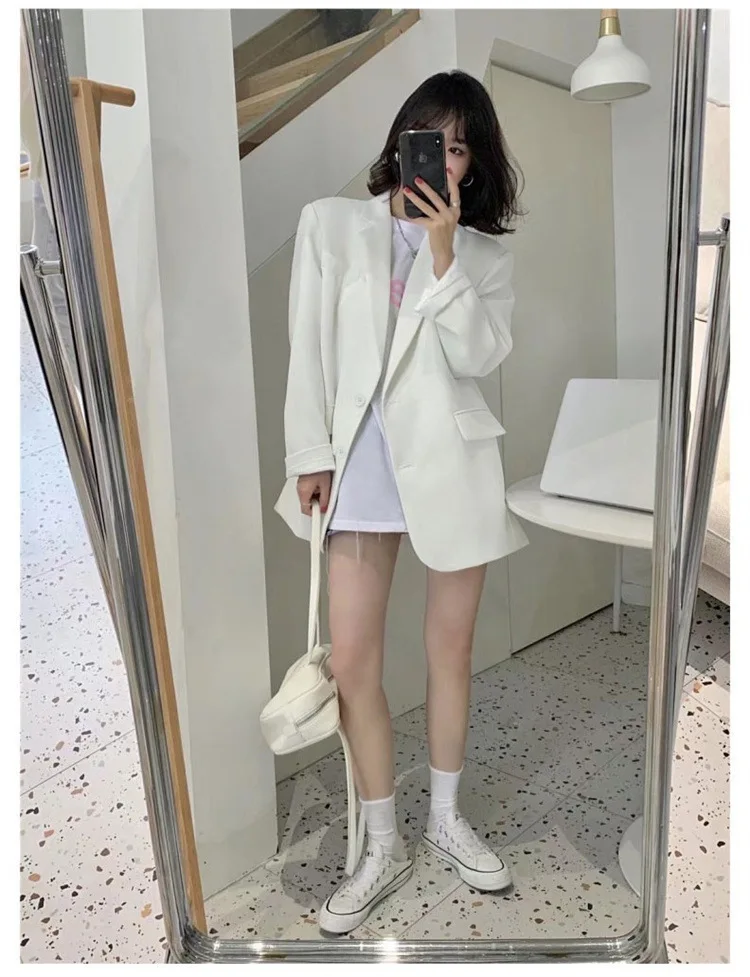 2024 Spring and Autumn Small Suit Korean Edition British Style Internet Celebrity Design Sense Women\'s Temperament Top