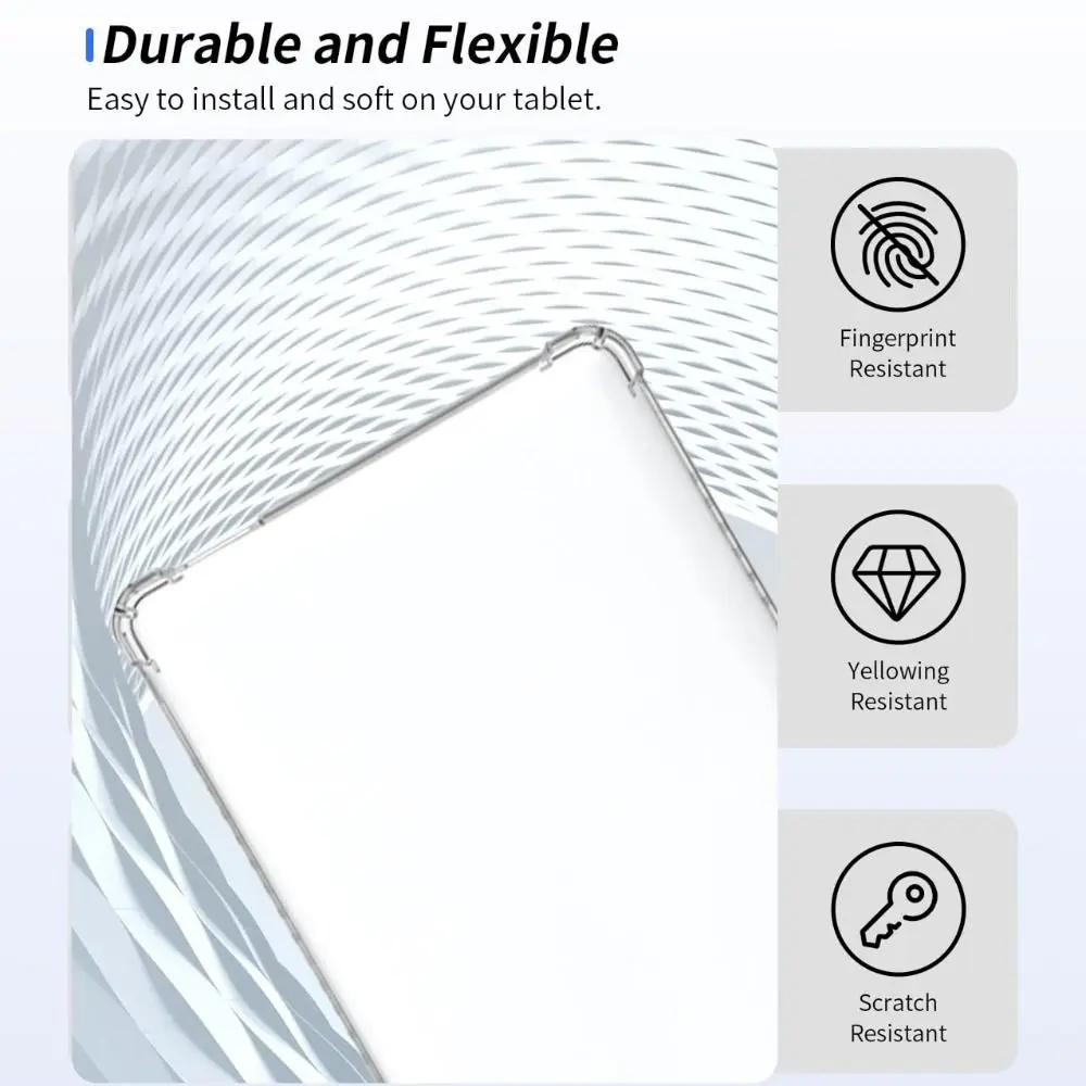 Shockproof 6 inch E-Reader Case Air Bag Anti-fall Protective Cover Wear Resistant Transparent Back Shell for MeeBook M6/M6C