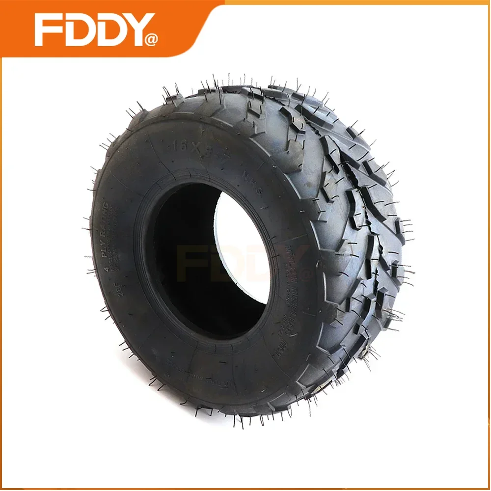 FDDY 16x8-7 Off-road Vacuum Tyre 16*8.00-7 Thickened Tubeless Tire For 110cc 125cc ATV Go kart UTV Buggy Electric Quad Bike Whee