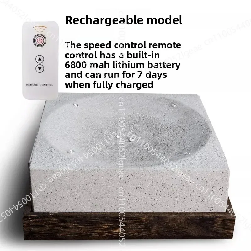 Instalación de arte que fluye de gota de rocío de agua, artefacto de gato, adorno de característica de agua corriente Zen en la recepción del hotel