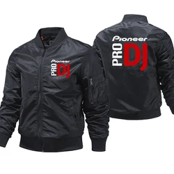 Pioneer Pro DJ Windbreaker Pilot Coat Men's Bomber Jackets Male Clothes Streetwear Ma-1 Flight Pilot Air Coats Plus Size 5XL