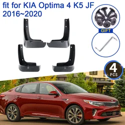 4x for KIA Optima 4 K5 JF 2016 2017 2018 2019 2020 MudFlap Splash Guards Flap Mudguards Fender Front Rear Wheels Car Accessories