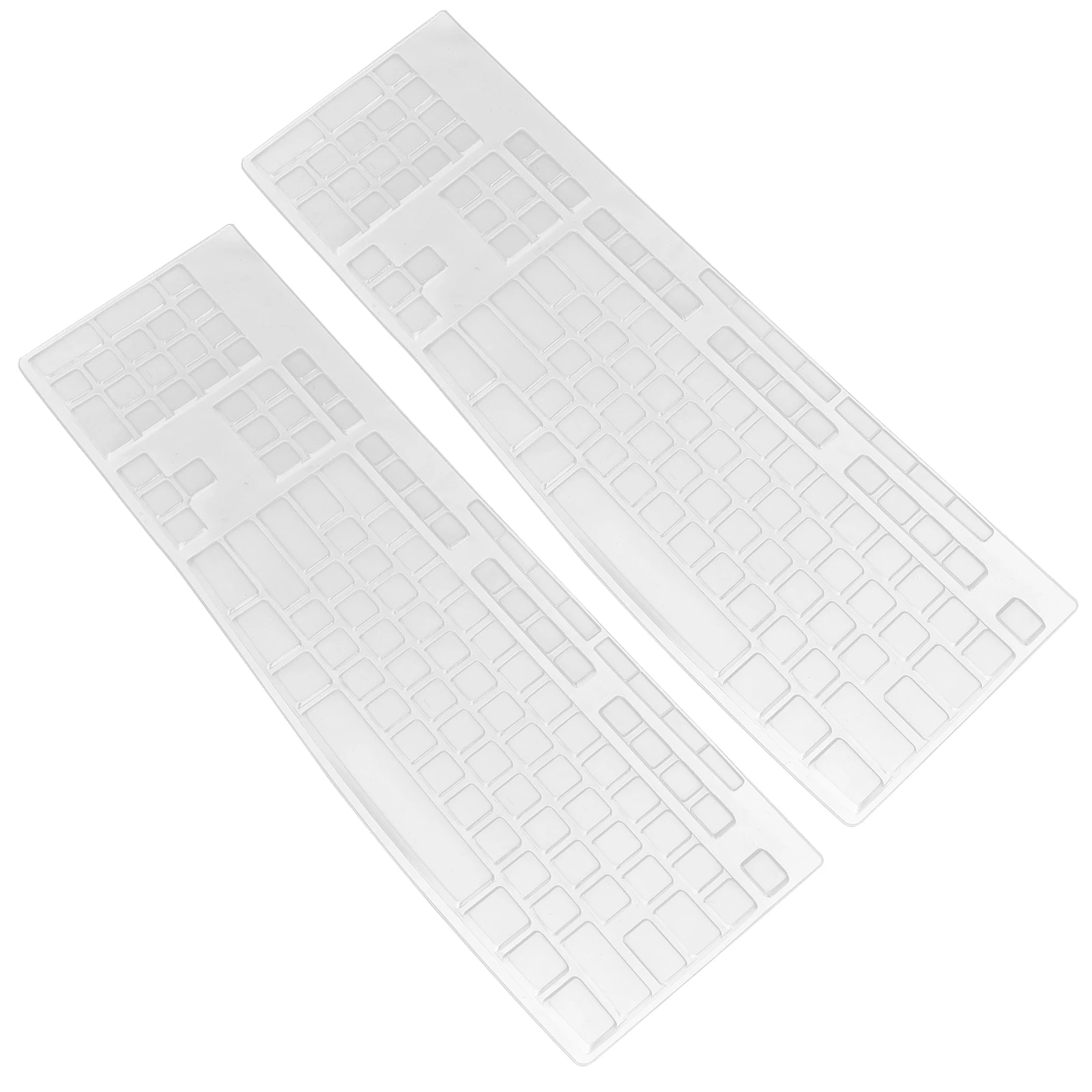 

2Pcs Silicone Keyboard Protective Film Flexible Cover Waterproof Keyboard Film for Mk270 Dustproof Silent Typing