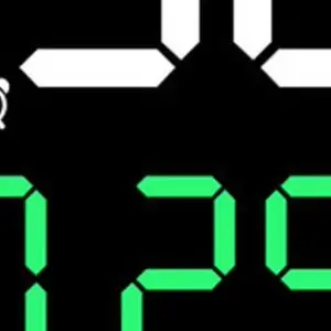 Modern LED Wall Clock 18.5cm Plastic With Calendar Thermometer Moon Phase Alarm Remote Control For Home Desk Decor