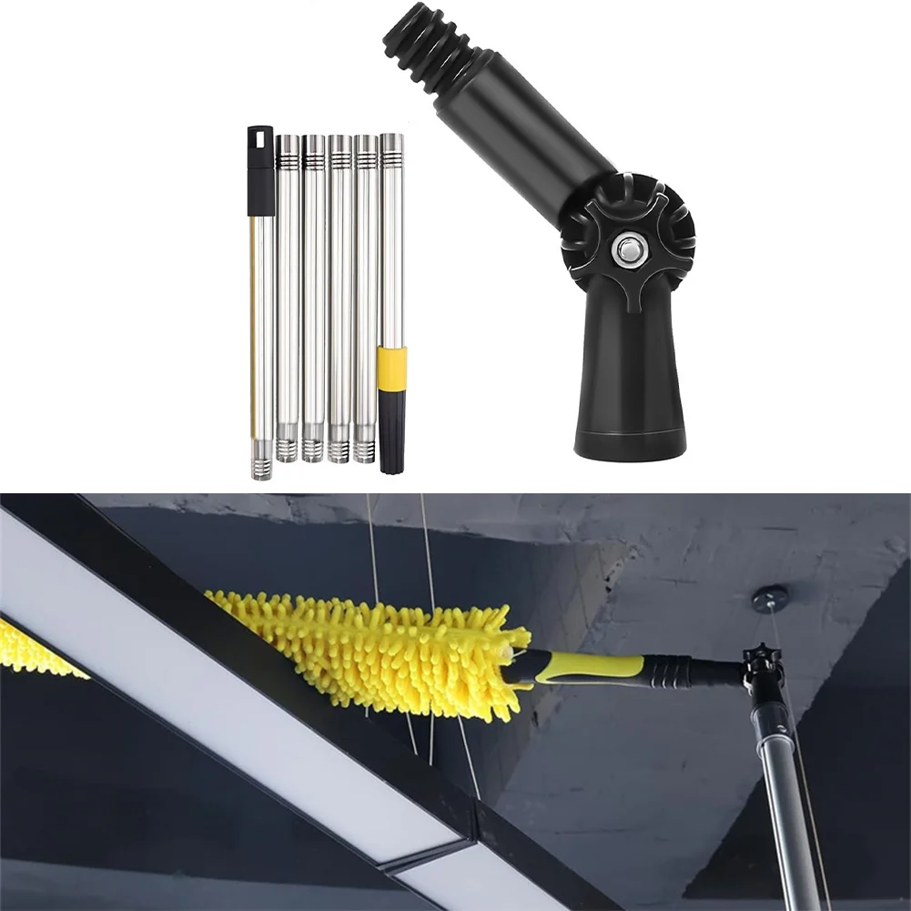 

Adjustable Length Paint Roller Extension Cleaning Tasks 180-Degree Swivel Head Easy Attachment 180 Degree Swivel Paint Tool