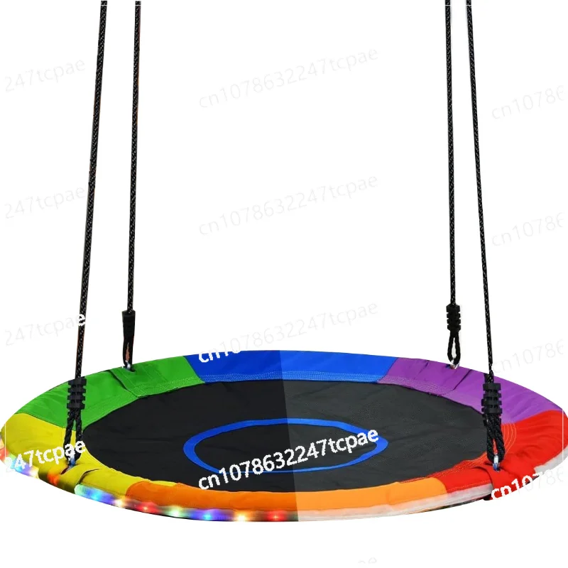 

Children's swing, outdoor leisure swing Color 900D Oxford cloth round swing