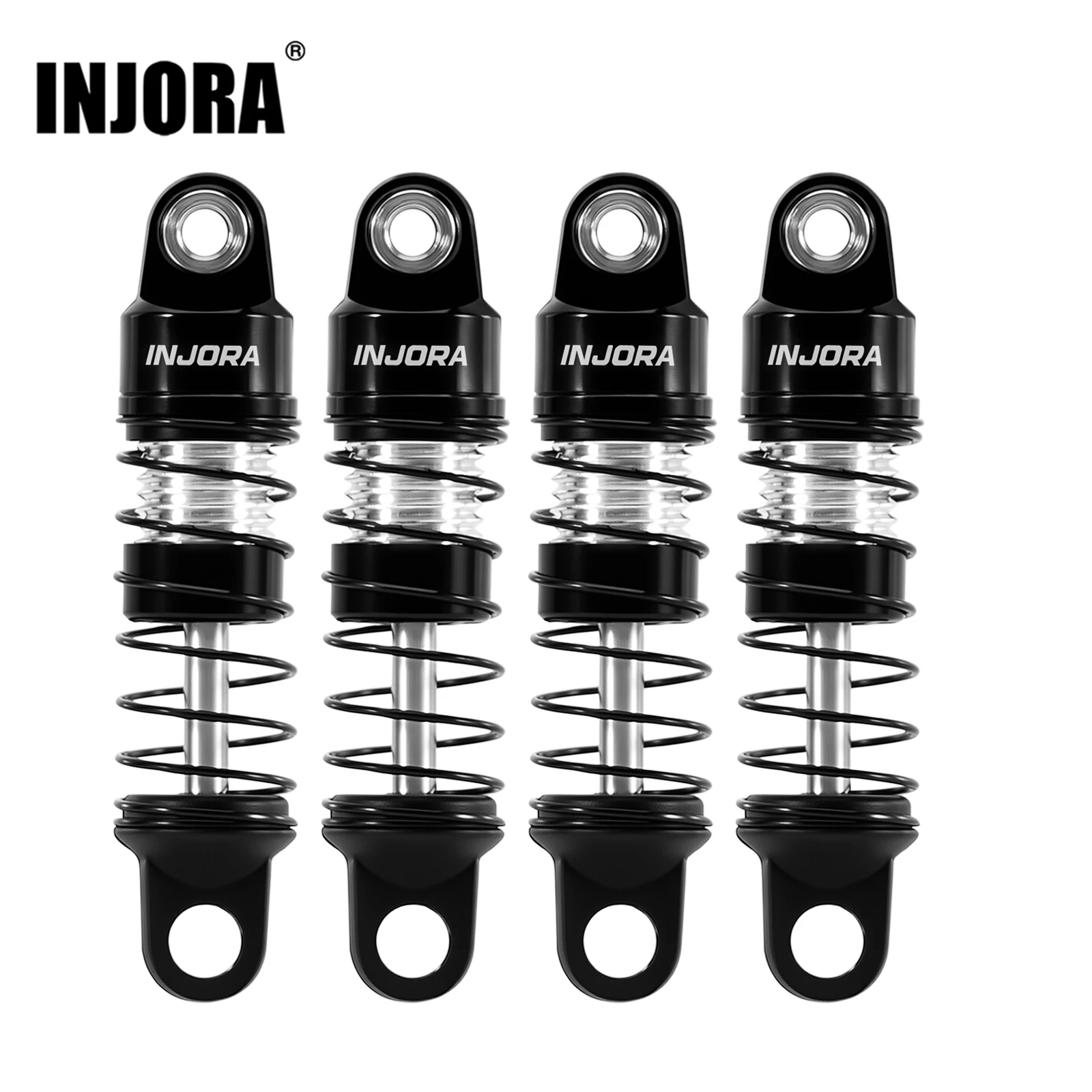 Алюминиевые масляные амортизаторы INJORA 23 мм для 1/30 Axial SCX30