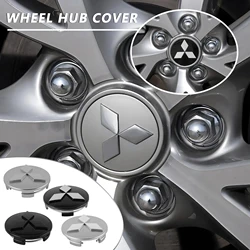 4Pcs 56/60MM Car Wheel Center Hub Caps Badge Tire Rim Cover For Mitsubishi ASX Lancer Pajero Outlander Colt Galant L200 Ralliart