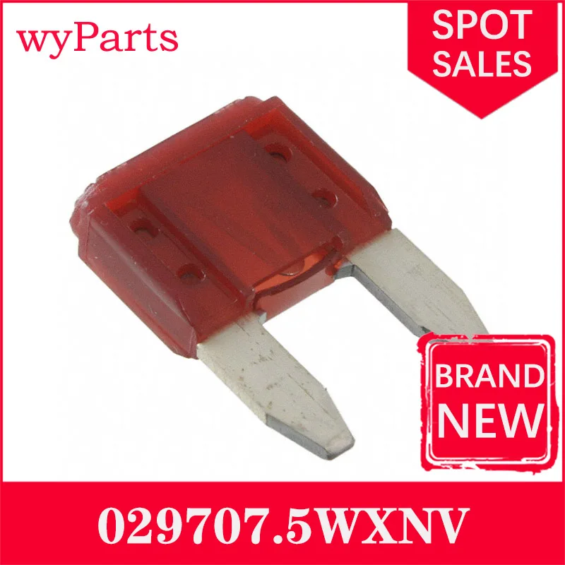 10 Pcs/lot 029707.5WXNV BRAND NEW FUSE 7.5A 32VDC MINI