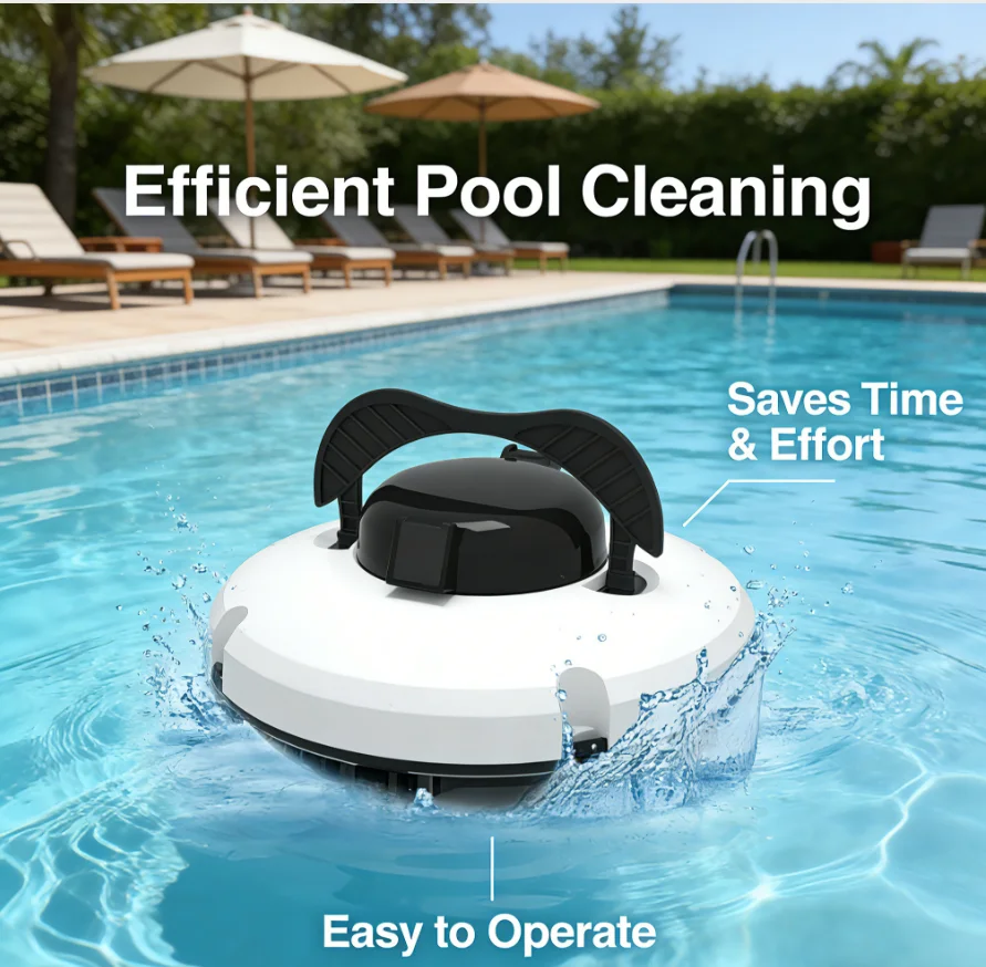 

Автоматический беспроводной робот-пылесос для бассейнов с мощным всасыванием и интеллектуальной очисткой дна, напрямую от производителя