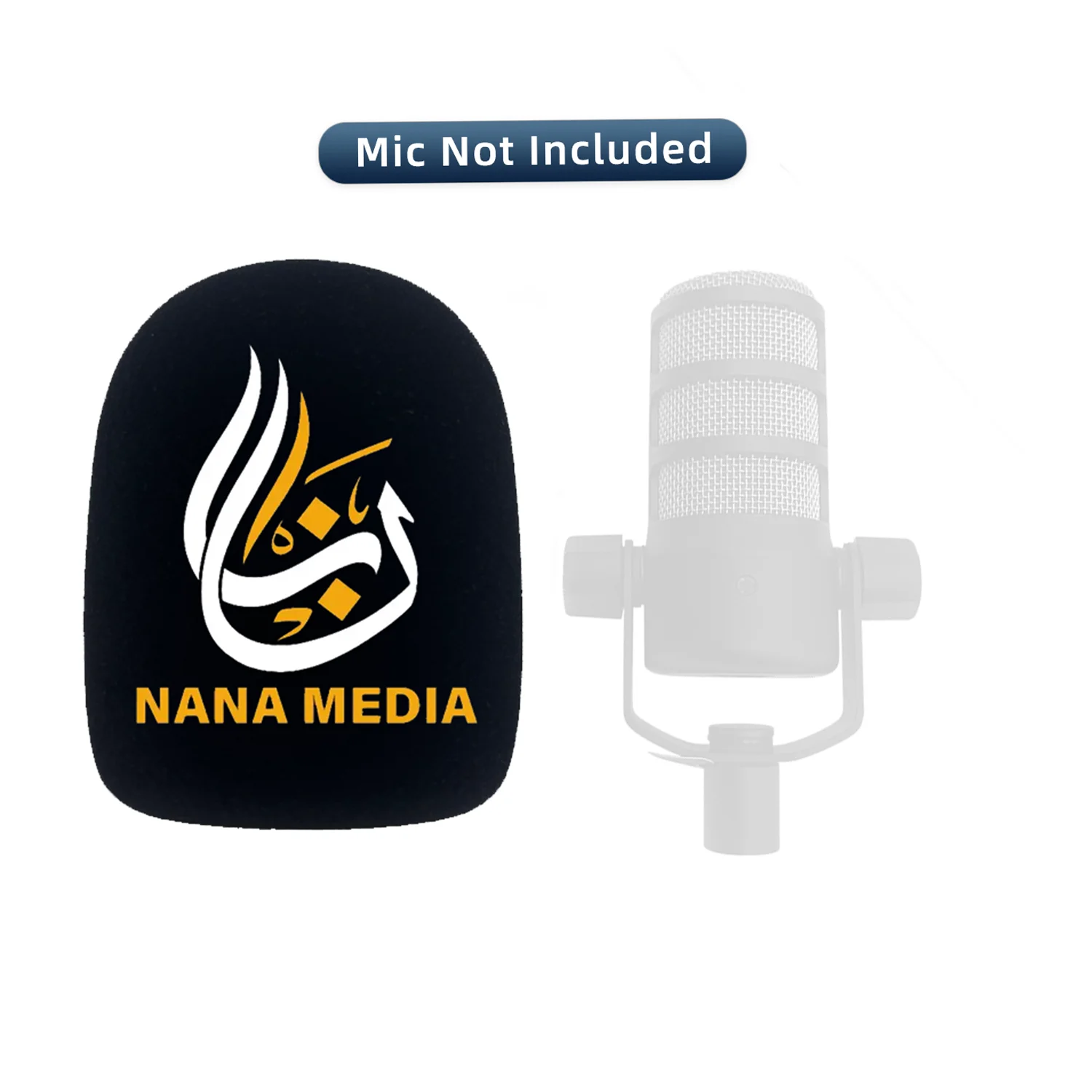 

Индивидуальный логотип для микрофона Rode Pod, пенопластовый колпачок, чехлы для печати, микрофон, ветровое стекло, губка, ветрозащитный козырек, ТВ-станции, восстановления интервью