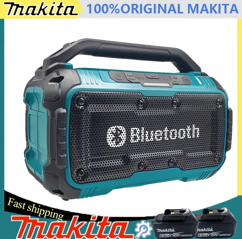 

Беспроводная Bluetooth-колонка, портативные колонки с объемным звучанием, двухканальный сабвуфер, громкоговоритель для аккумулятора Makita 18 В (без аккумулятора)