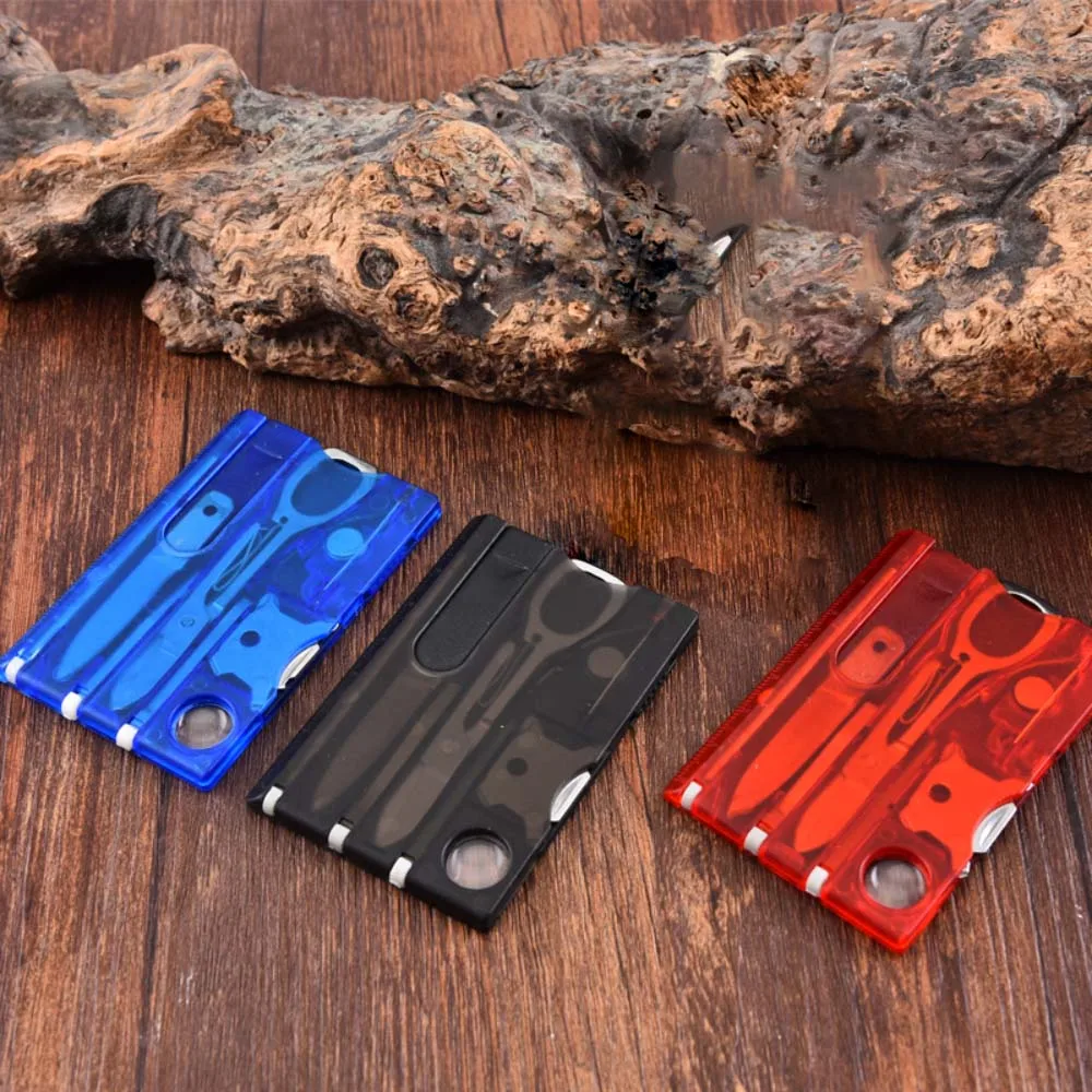 12 في 1 رسالة فتاحة مفك مجموعة أدوات متعددة الوظائف سكين الأجهزة المكتبية في الهواء الطلق التنزه التخييم معدات الإمدادات #2