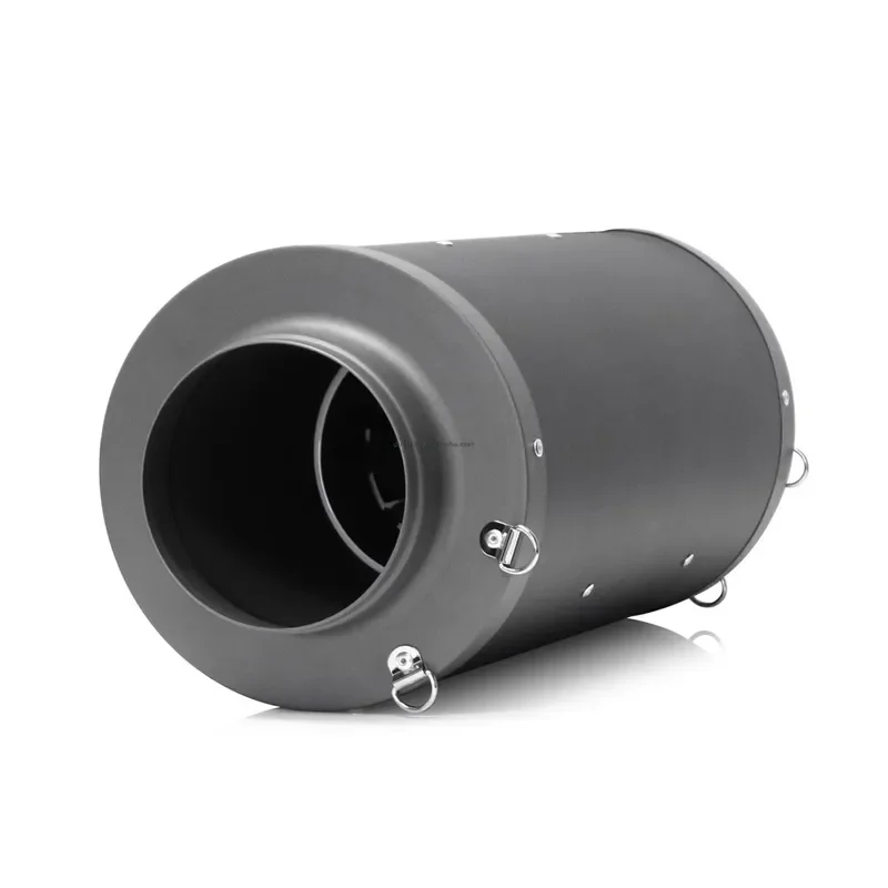 for High Ultra Quiet Air Duct Exhaust Fan 10 Inch Black EC Low Noise Soundproof Fan