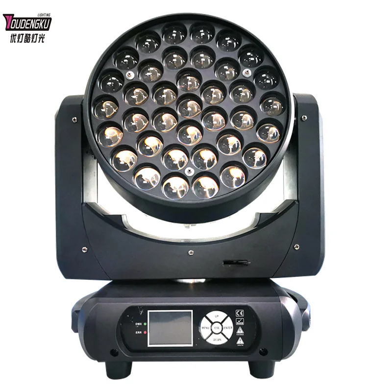 

1 piece LED 4-In-1 Beam Wash Zoom LED Moving Head Pixel Ring 37x15W rgbw moving head led zoom light