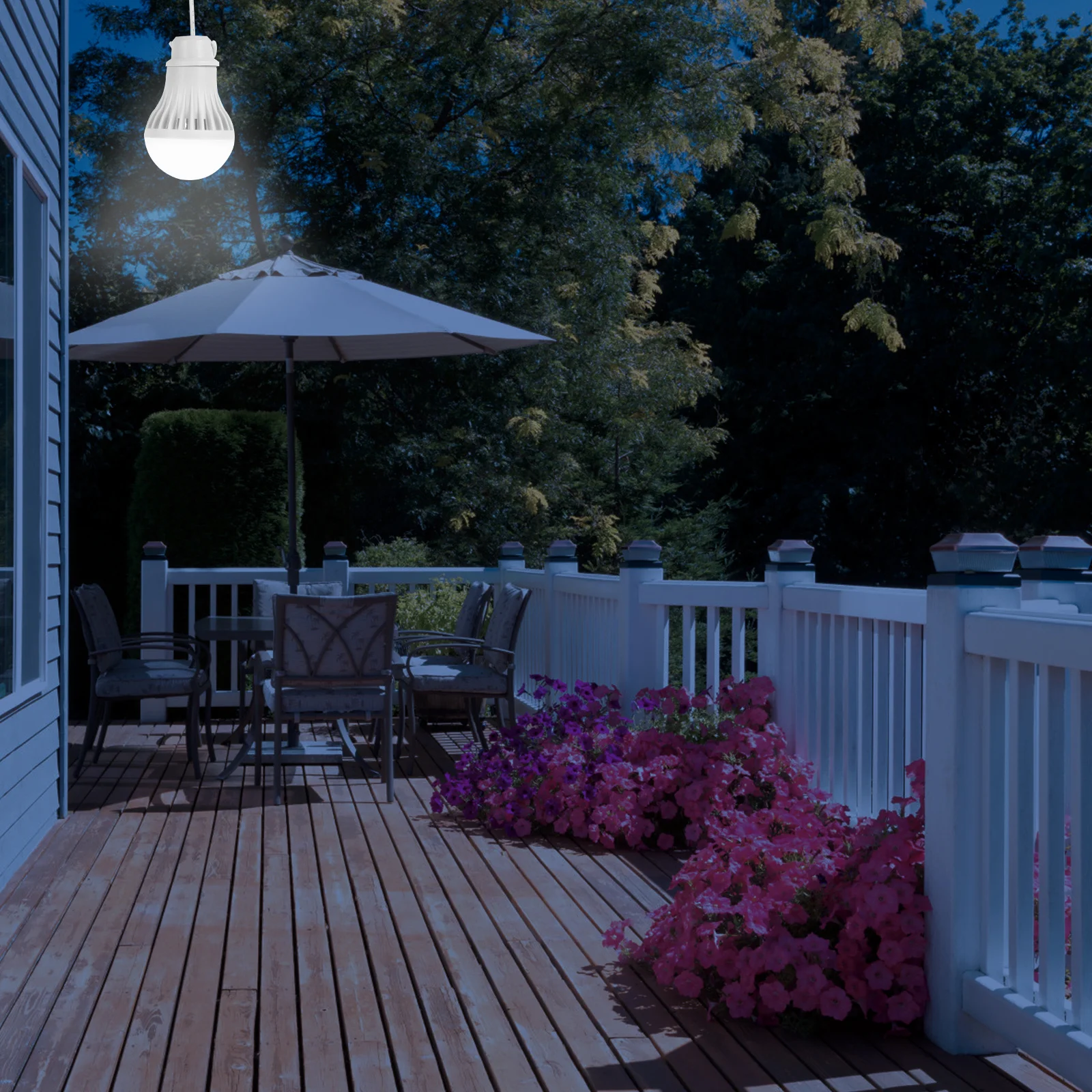 

2Pcs USB Light Bulb Portable Camping Lamp Hanging Hook Outdoor Illumination Camping Tent Night Market Lamp USB Light Bulb