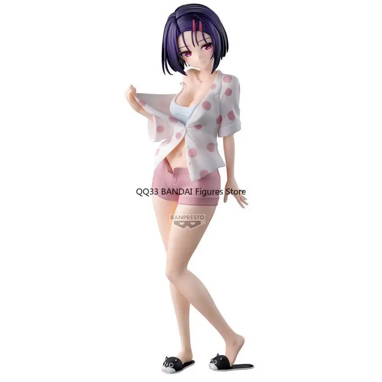 BANDAI Anime To Love-Ru Darkness GLITTER & GLAMOURS Haruna Sairenji figura de acción modelo adornos de escritorio coleccionables