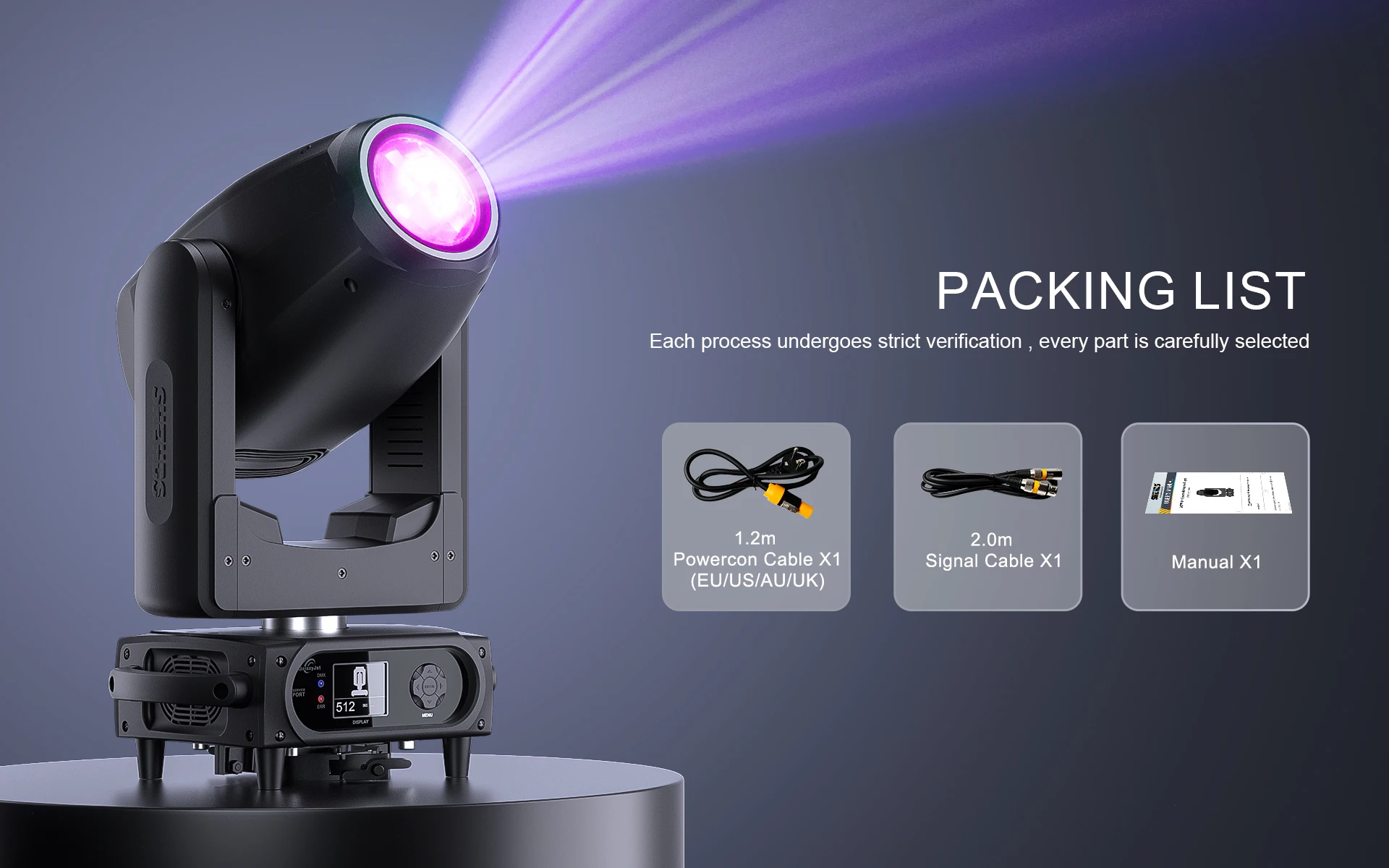 300W BSW 3in1 LED Moving Head Beam Spot Wash Stage Light Effect Professional For DJ Disco Wedding Party Concert Zoom DMX512