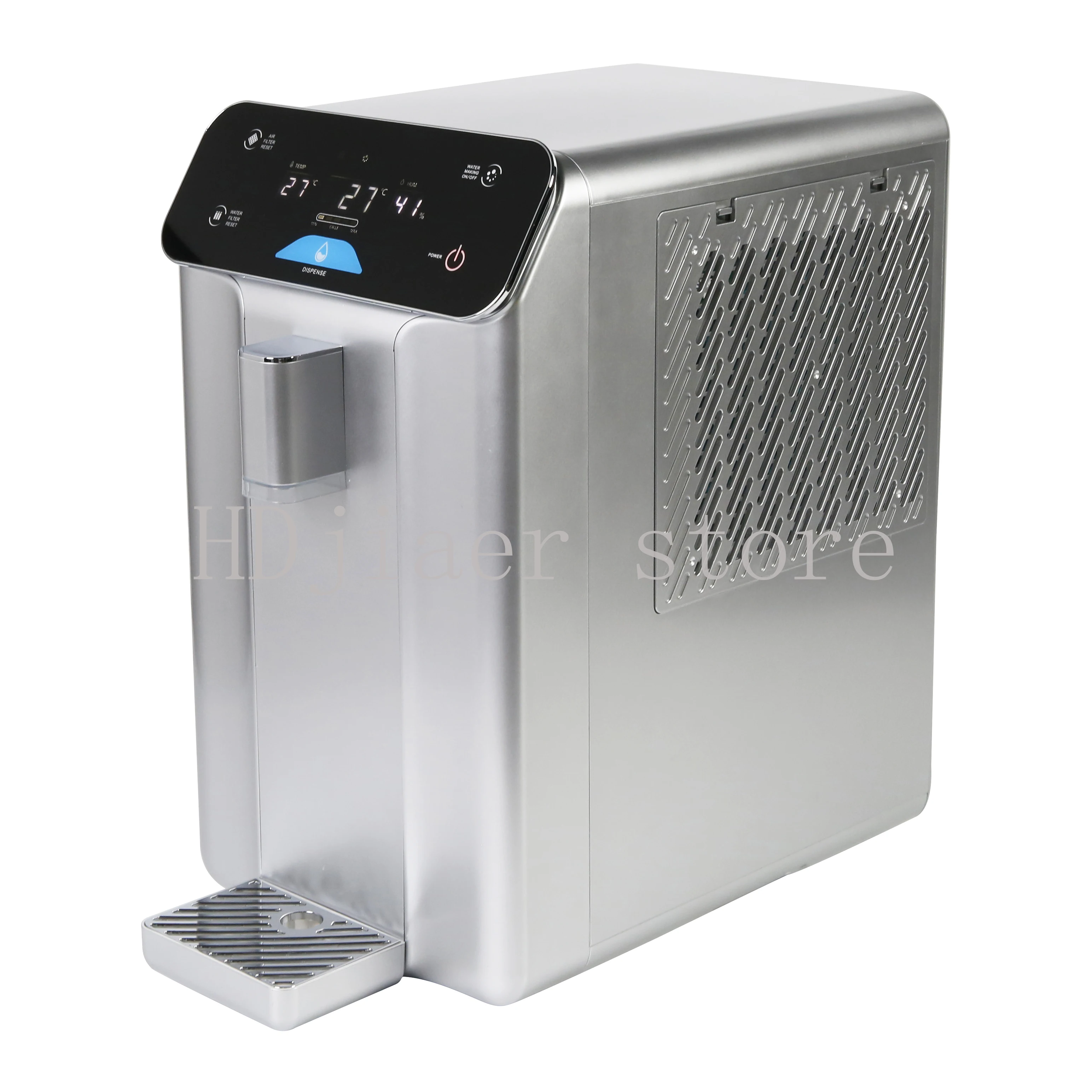 

No Plumbing Needed Desktop Atmospheric Water Generator Makes Water From the Air Air Filtration Water Machine 10L/DAY AC 110-240v