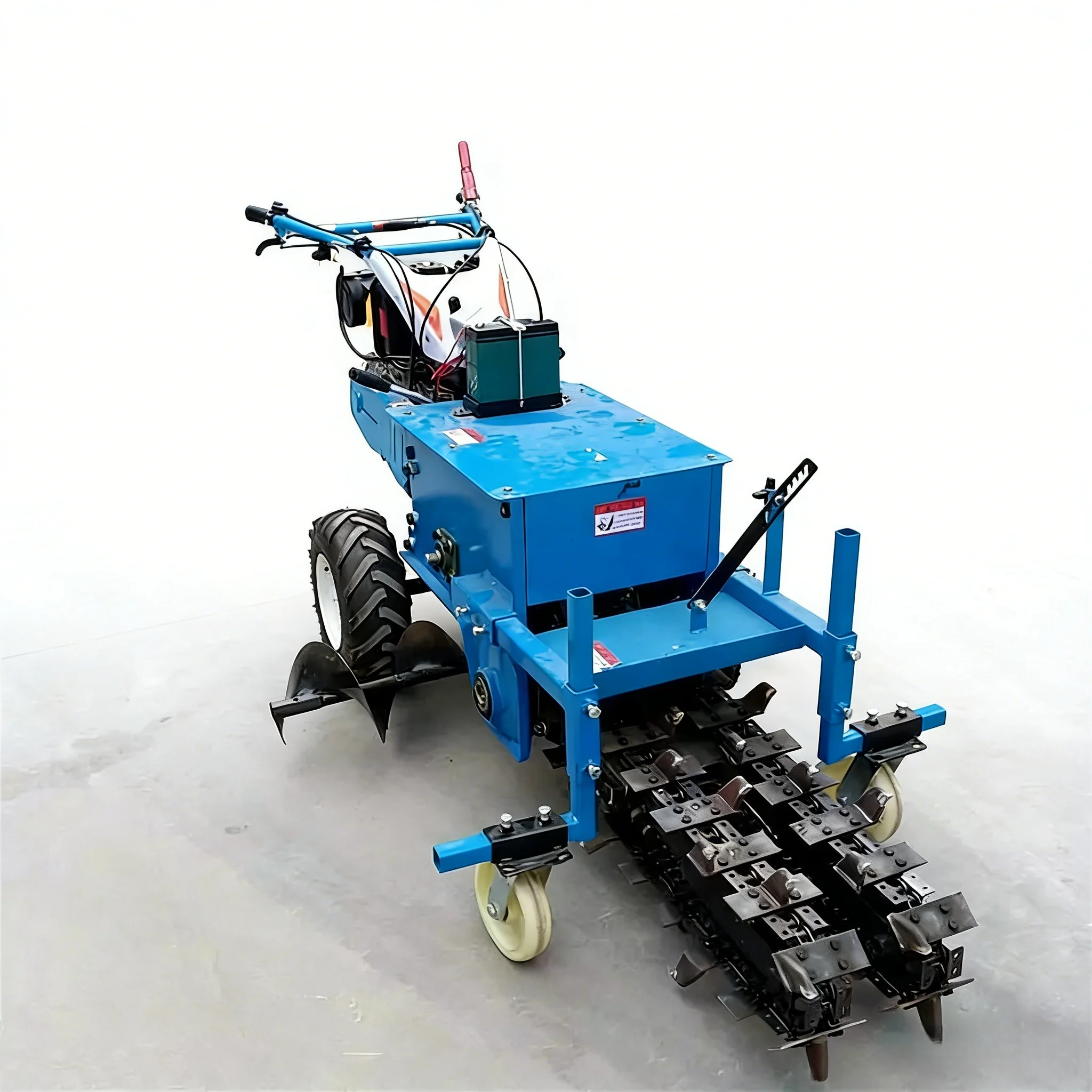 Custom Walk-Behind Small Chain Trencher Agricultural Ditching Machine Double Chain ditching machine For Orchard & Pipe Grooving