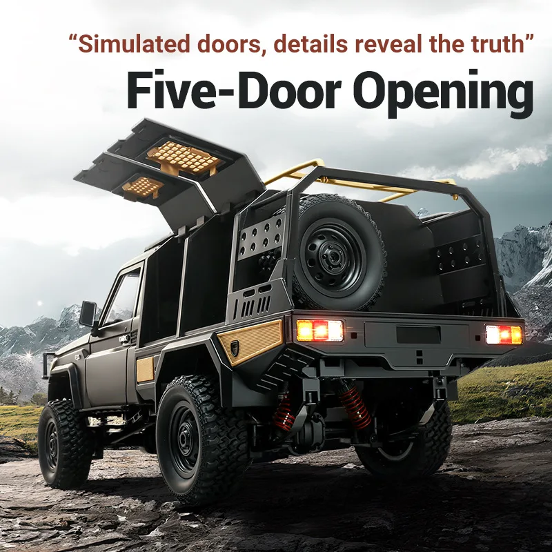 Mn-82s Simuliertes Maßstab 1:12 Pickup Truck Modell Allradantrieb Off-Road Fernbedienung Spielzeug Klassisches Spielzeug Weihnachtsgeschenk