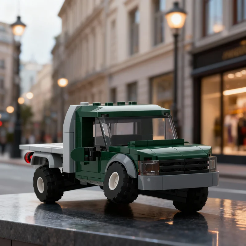 

174pcs MOC Pickup Truck W Working Suspension City Model Building Blocks Creative DIY Gift Display Decor Assemble Premium Adult