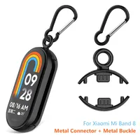 Pendant Necklace For Xiaomi Mi Band 8 Watch Hanging Chain Neck Bracelet Strap For mi band 9 Stainless Steel Metal Chain Buckle