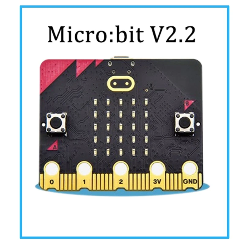 

RISE-BBC Micro:Bit V2.2 Built-In Speaker And Microphone Touch Sensitive Microbit Programmable Learning Development Board