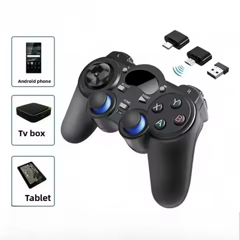 2.4G Controller Gamepad Wireless Joystick with OTG Converter for P3 Android Phone Tablet PC Smart TV Box