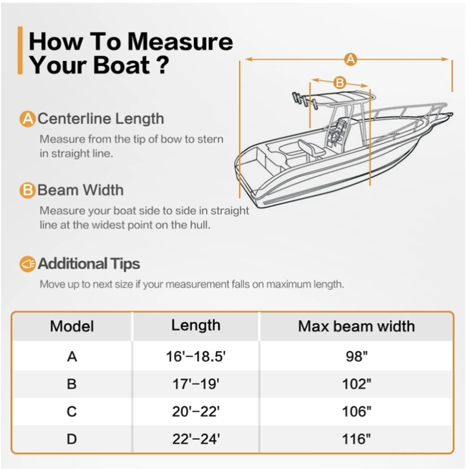 T Top Boat Cover, 900D Waterproof T-Top Center Console Boat Cover with Motor Cover, Marine Grade Oxford Fabric for Trailerable T