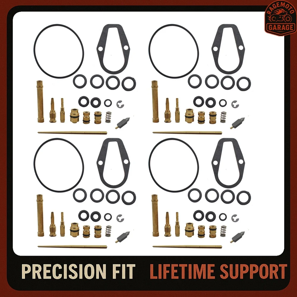 

For Honda CB550F CB550K CB550 4 pcs 1974-1976 Carburetor Carb Rebuild Repair Kit