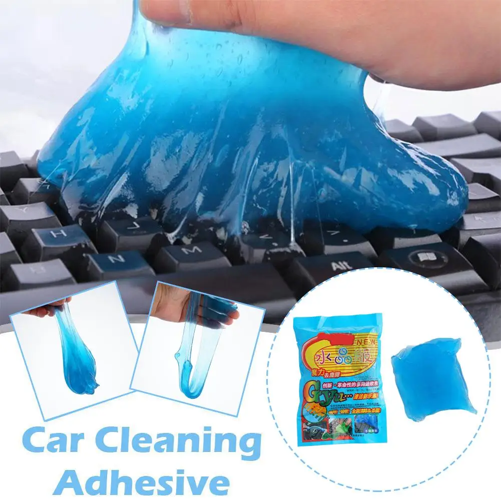 4-colours Car Cleaning Gel Reusable Keyboard Cleaner Multiuse Cleaner Dust Automobile Gel Slime Vent Gel Air Dirt Removal T U2G2