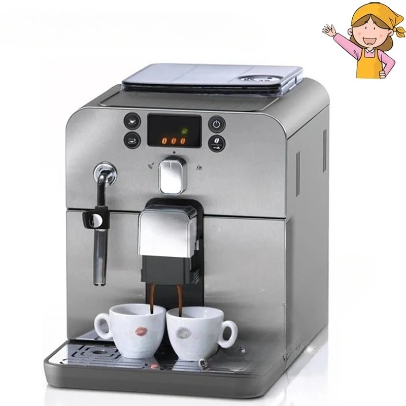 

Автоматическая итальянская кофемашина 1,2 л 220 В Деловая/домашняя кофемашина Интеллектуальная итальянская кофемашина из нержавеющей стали