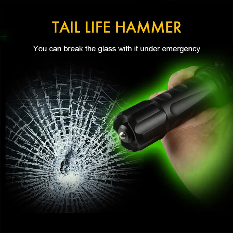 Handheld LED Flashlight  for Outdoor and Household Use