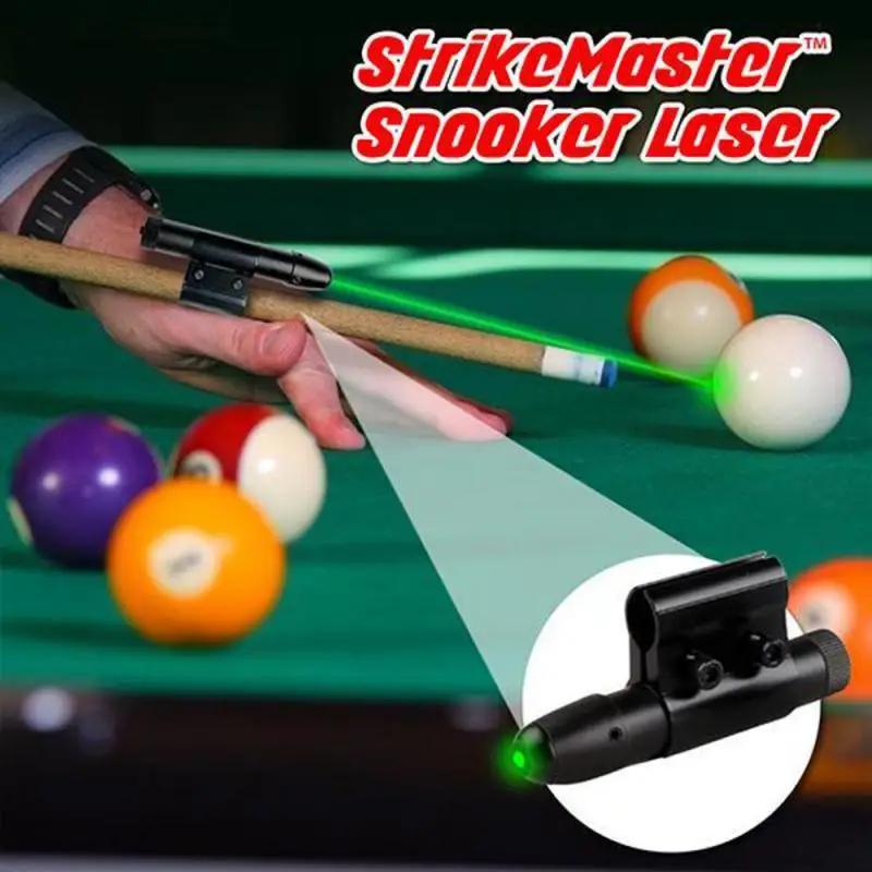 Pool Snooker Cue Laser Sight Billiard Training Device Practice Aid Corrector Outdoor Entertainment Equipment Billiard Sight