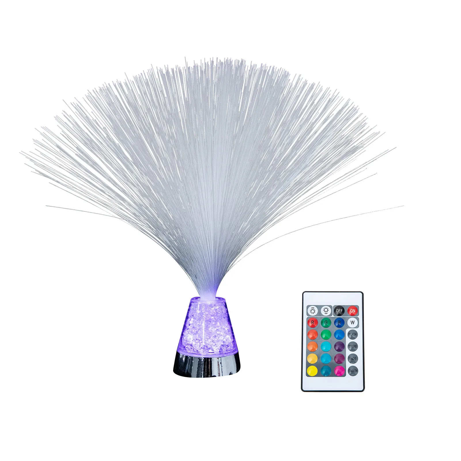 

Набор из 1 шт.: Светодиодный ночник с оптическим волокном для дома, спальни, декора стола, настольная лампа, оптический светильник, маленькая декоративная лампа