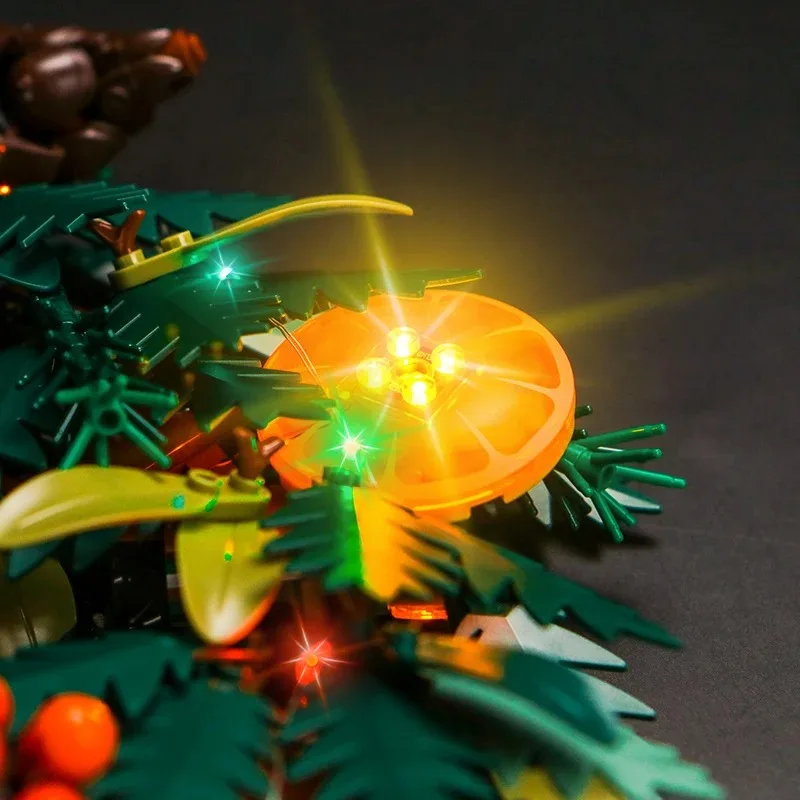 Led Lighting Kit For 10340 Creator Expert Christmas Wreath Not Include Building Blocks (Only Lighting Set)