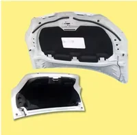 Tapa de maletero de algodón con aislamiento acústico de motor dedicado 2014 -2019 para Peugeot 301 para Citroen Elysee delantera + trasera