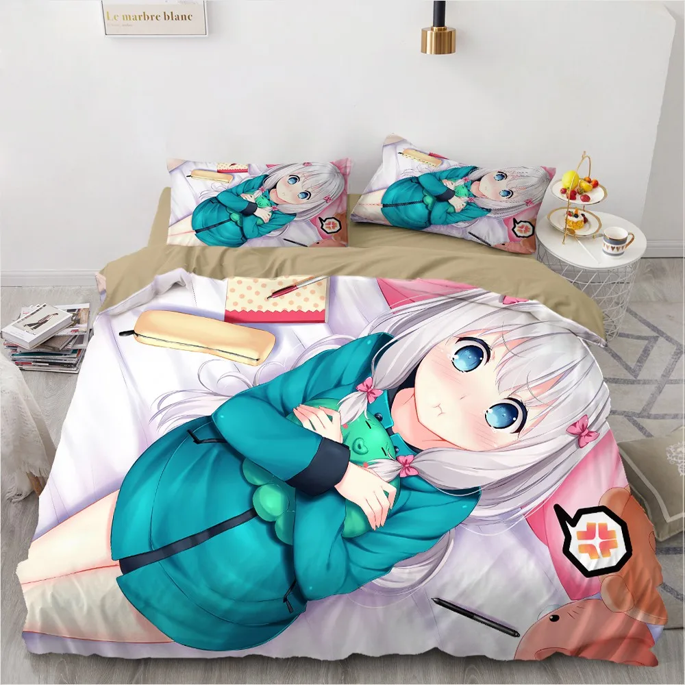 3d Print Anime Re_Zero Bedding Set Cartoon Duvet Cover Sets Comforter Bed Linen Twin Queen King Single Size Gift Home Decor Kids