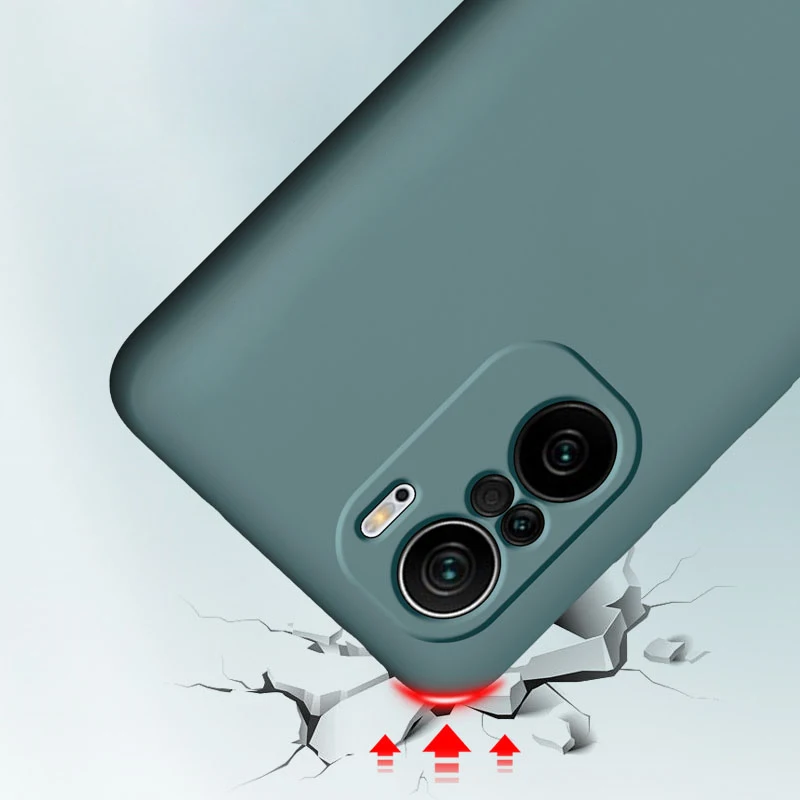 Poco F3 Pocof3 Pro Case Luxury Original Liquid Silicone Soft Cover For Xiaomi Poco F3 Pocof3 Poco F 3 Pro Shockproof Phone Case