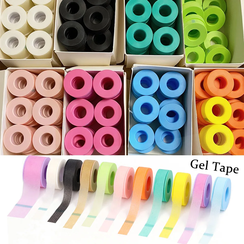 Silikon-Gel-Klebeband für Wimpernverlängerungen, für empfindliche Haut, vielseitig einsetzbar, atmungsaktive, nicht gewebte Unter-Augen-Pads, Make-up-Werkzeuge und -Zubehör. – Detail 1