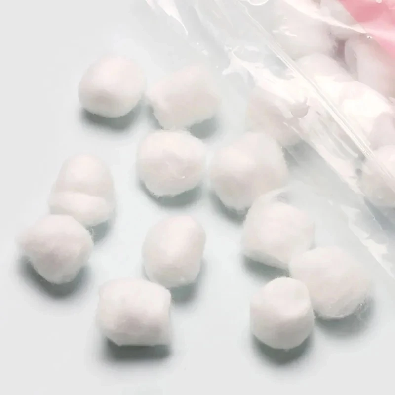 100PCS Nail Art Cotton Balls Nail Polish Remover Cleaning Tool UV Gel Nail Tips Cleaner Manicure Accessories