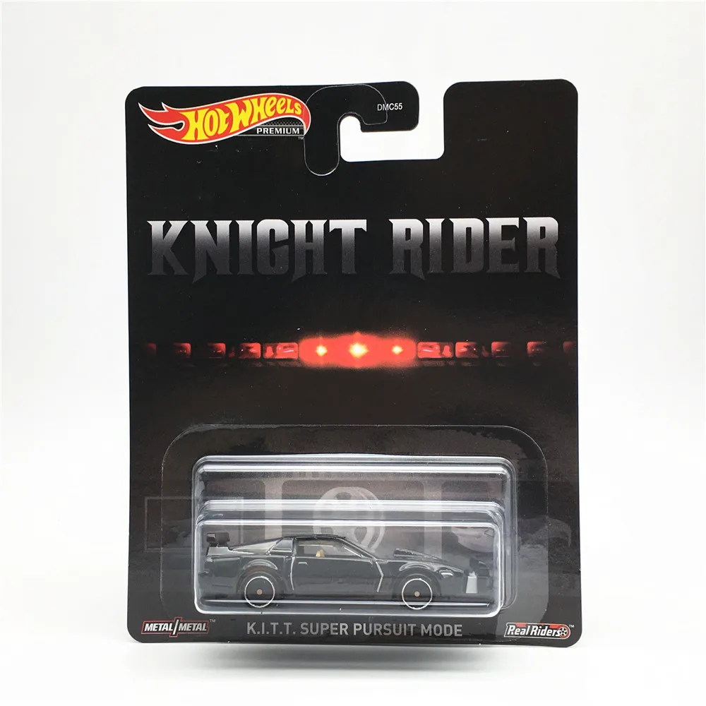 HOT WHEELS Cars DMC55 Knight Rider 1/64 Metal Die-cast Model Collection Toy Vehicles